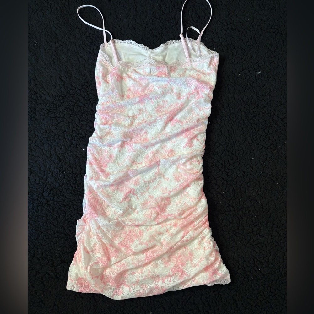 Limited edition LoveShackFancy x Victoria’s Secret PINK lace minidress. - Picture 6 of 9